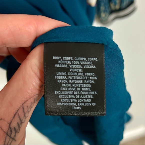 ANTHRO MAEVE 🤩 RARE! From Anthropologie Graphic Banded Dress - Size 14 - Picture 10 of 10